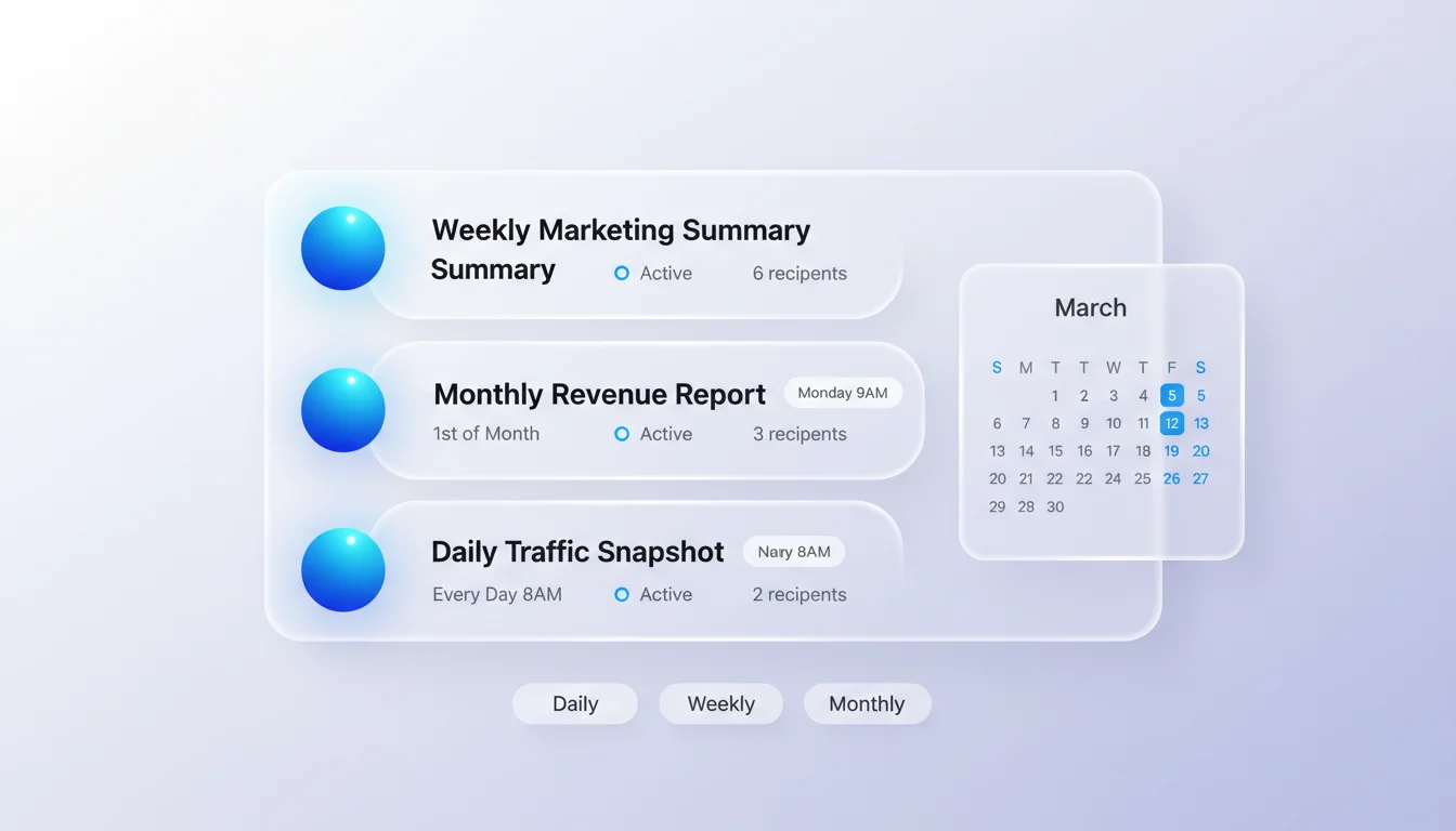 Reporting & Scheduling | ObserviX - Automated Reports That Deliver ...